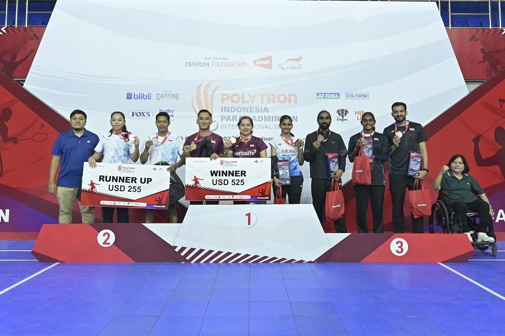 Indonesia Raih 6 Emas! Pertahankan Gelar Juara Umum Polytron Para Badminton International 2025
