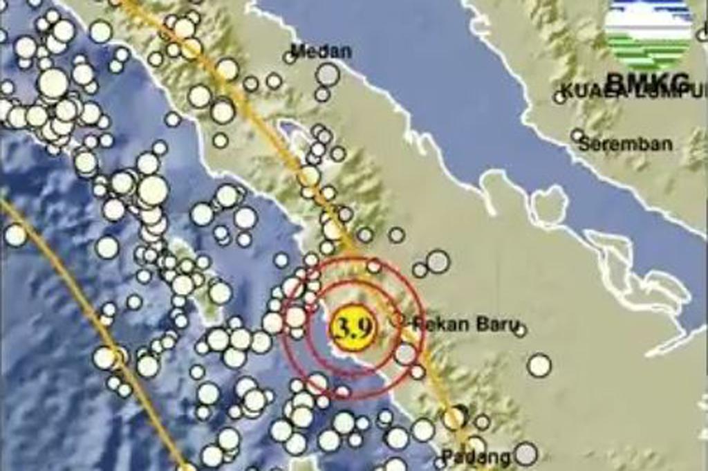 Gempa Hari Ini Magnitudo 3,9 Guncang Mandailing Natal Sumut