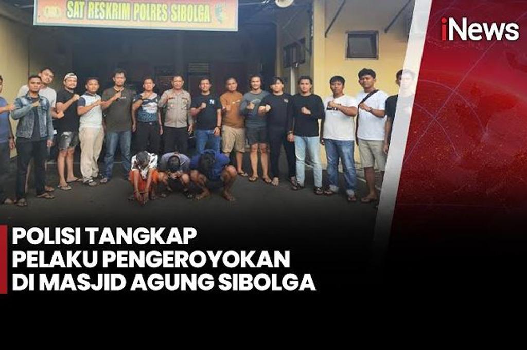 Detik-Detik Penangkapan 5 Pengeroyok Pemuda hingga Tewas di Masjid Sibolga