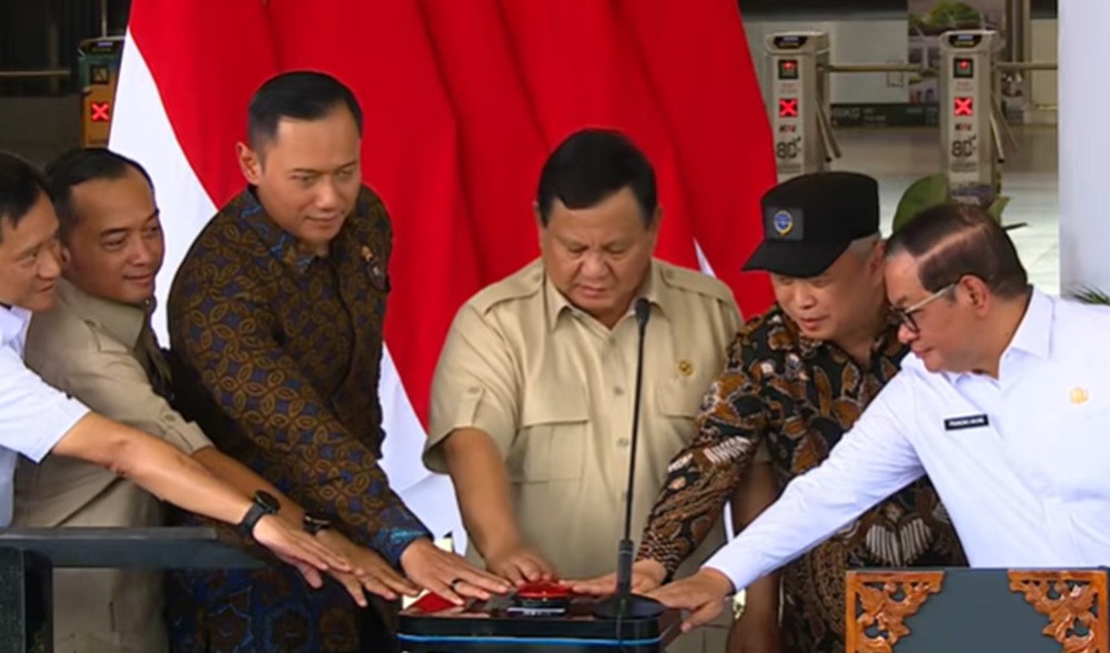 Prabowo Resmikan Stasiun Tanah Abang Baru Senilai Rp380 Miliar