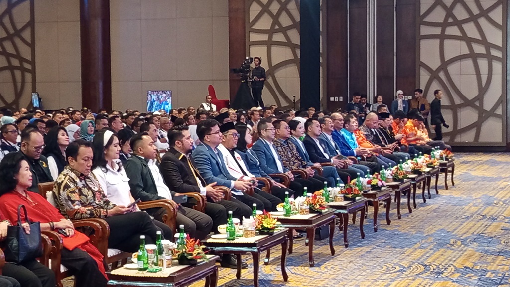 Presiden PKS Almuzzammil Yusuf hingga Pasha Hadiri Penutupan Rakernas Partai Perindo