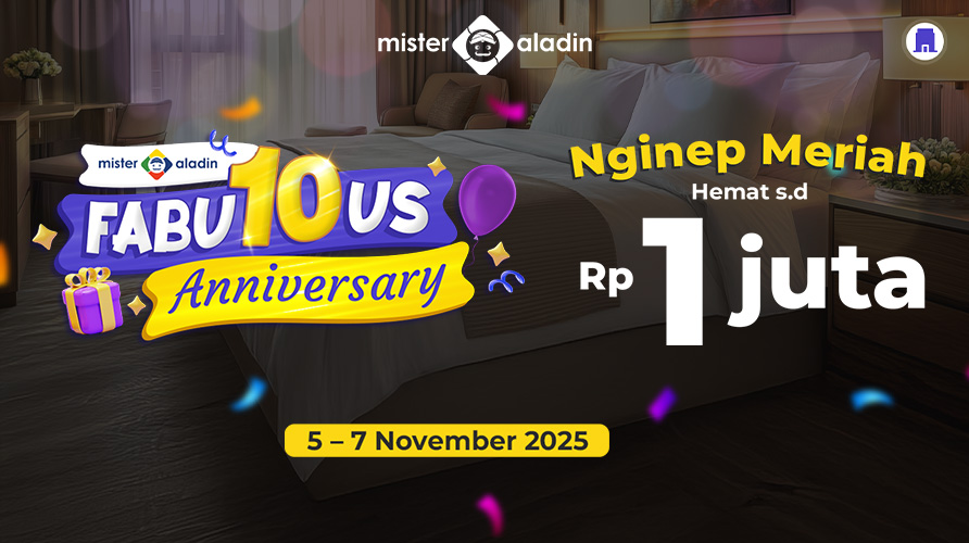 Rayakan 10 Tahun Mister Aladin dengan Kejutan Spesial untuk Liburan