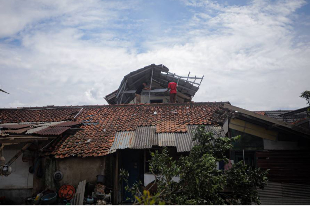 Angin Puting Beliung Terjang Bandung, 289 Rumah Warga Rusak