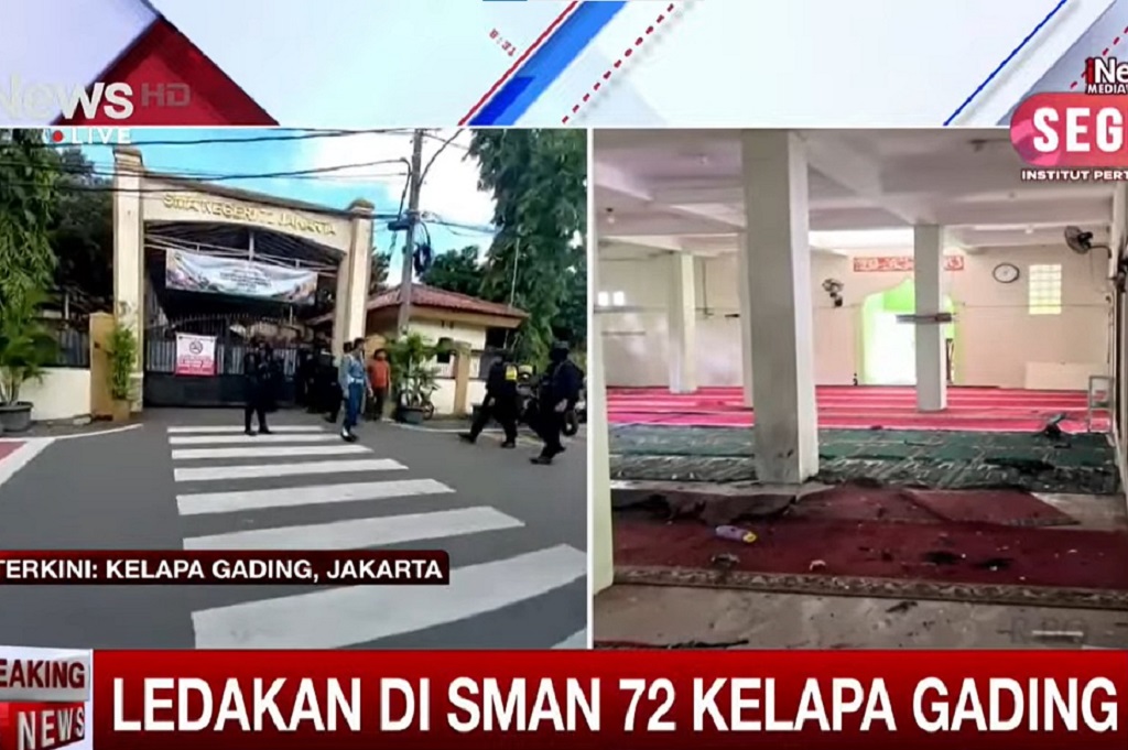 Ledakan di SMAN 72 Kelapa Gading, Personel Brimob Dikerahkan ke Lokasi