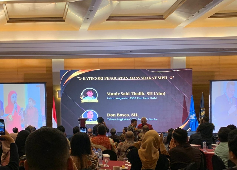 FH Universitas Brawijaya Gelar Sapa Alumni, Beri Penghargaan ke Aktivis HAM Munir 