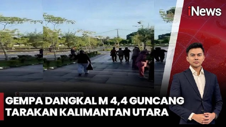 Suasana Kepanikan saat Tarakan Diguncang Gempa Magnitudo 4,4