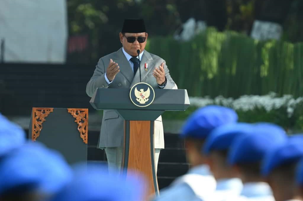 Prabowo Pimpin Upacara Hari Pahlawan di TMP Kalibata pada 10 November