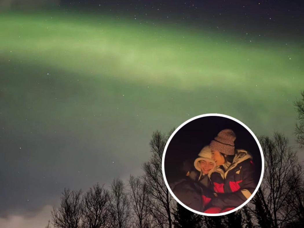 Enzy Storia Liburan ke Norwegia, Pamer Cantiknya Aurora di Instagram