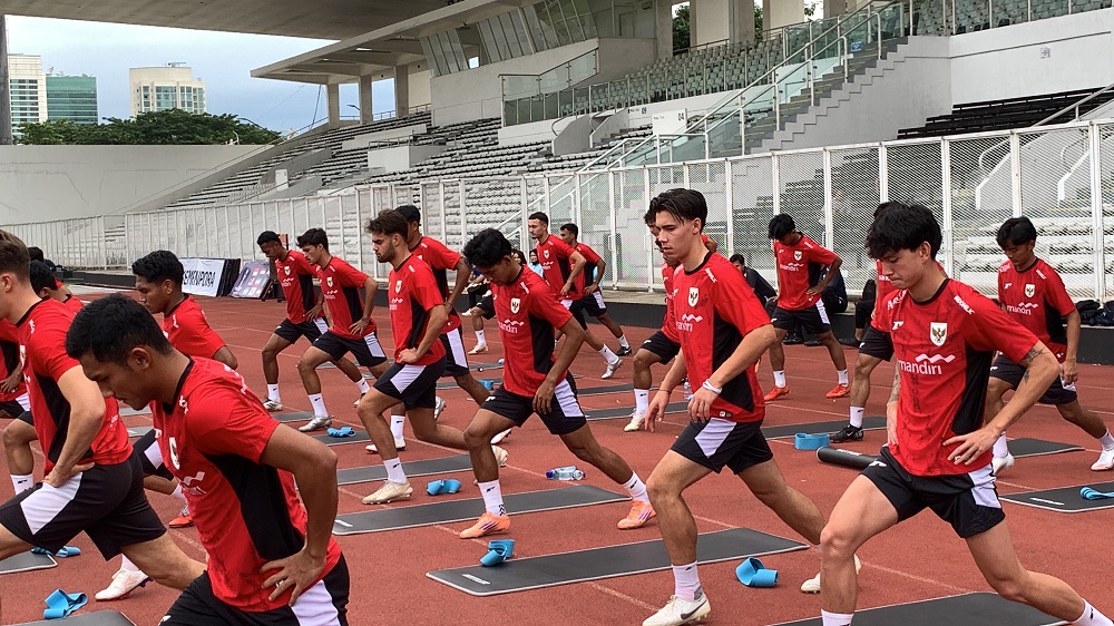 Timnas Indonesia U-22 Latihan jelang Lawan Mali, Ada 3 Wajah Baru