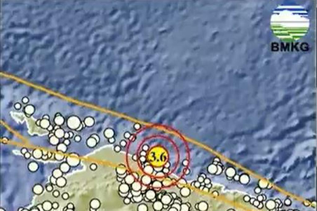 Gempa Hari Ini Magnitudo 3,6 Guncang Sarmi Papua