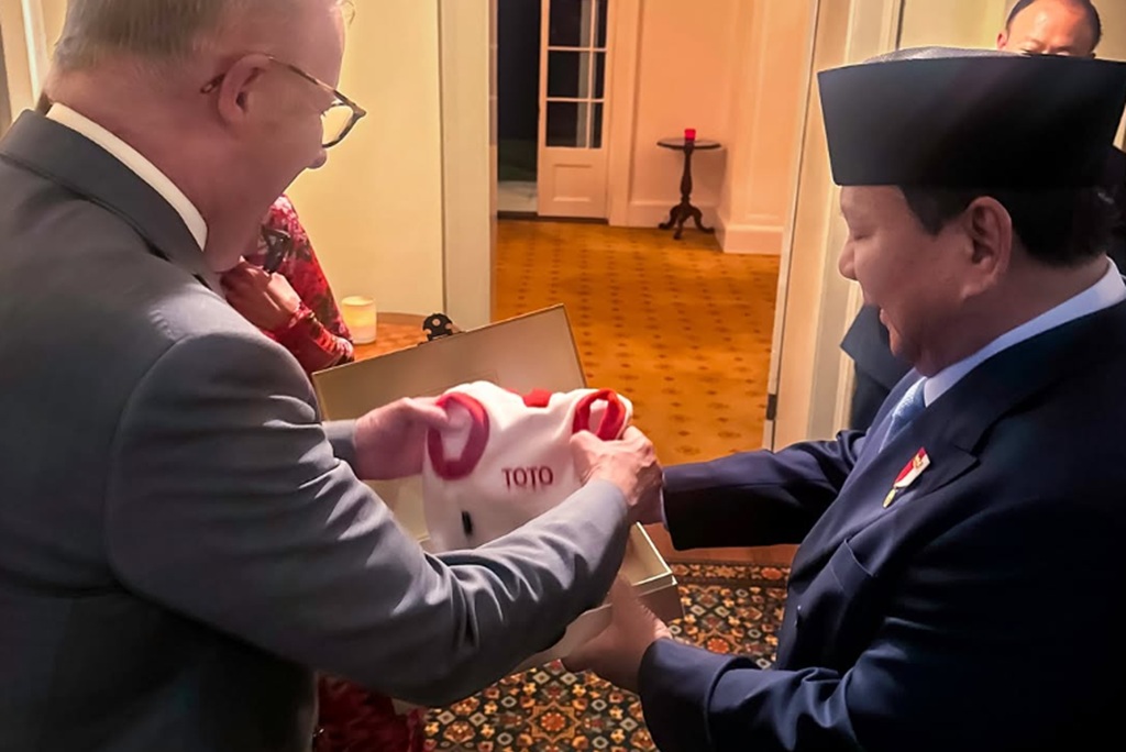 Prabowo Beri Kado ke Toto Anjing Peliharaan PM Australia Albanese, Apa Isinya?
