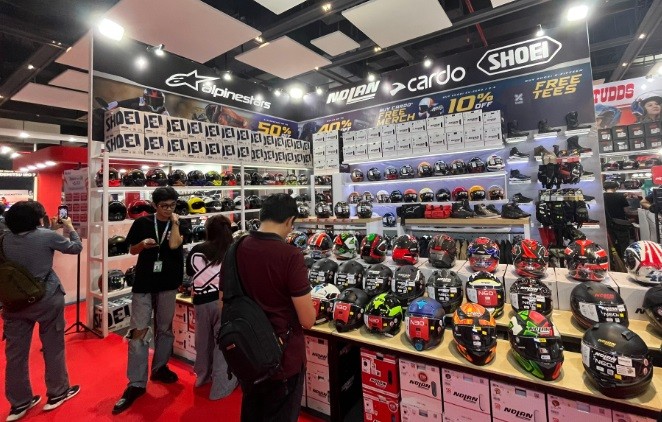 Pameran Helm dan Apparel Motor IMHAX 2025 Dihelat, Ribuan Bikers Kumpul 