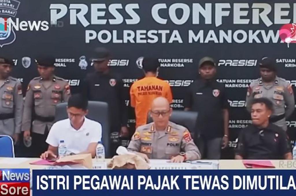 Motif Terkuak, Istri Pegawai Pajak di Manokwari Dibunuh Kuli yang Terjerat Judol