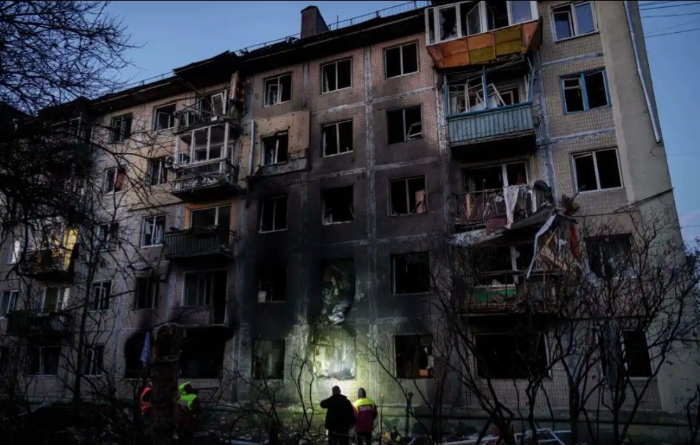 Rusia Ngamuk Gempur Ibu Kota Kiev Ukraina, 6 Orang Tewas