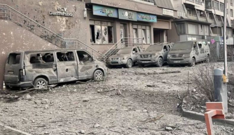 Nah, Kedubes Azerbaijan di Kiev Hancur akibat Terkena Rudal Ukraina bukan Rusia