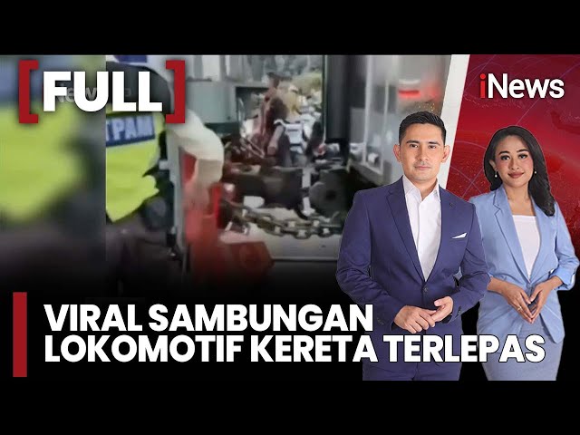 Detik-detik Insiden Sambungan Gerbong KA Majapahit Terlepas di Stasiun Senen