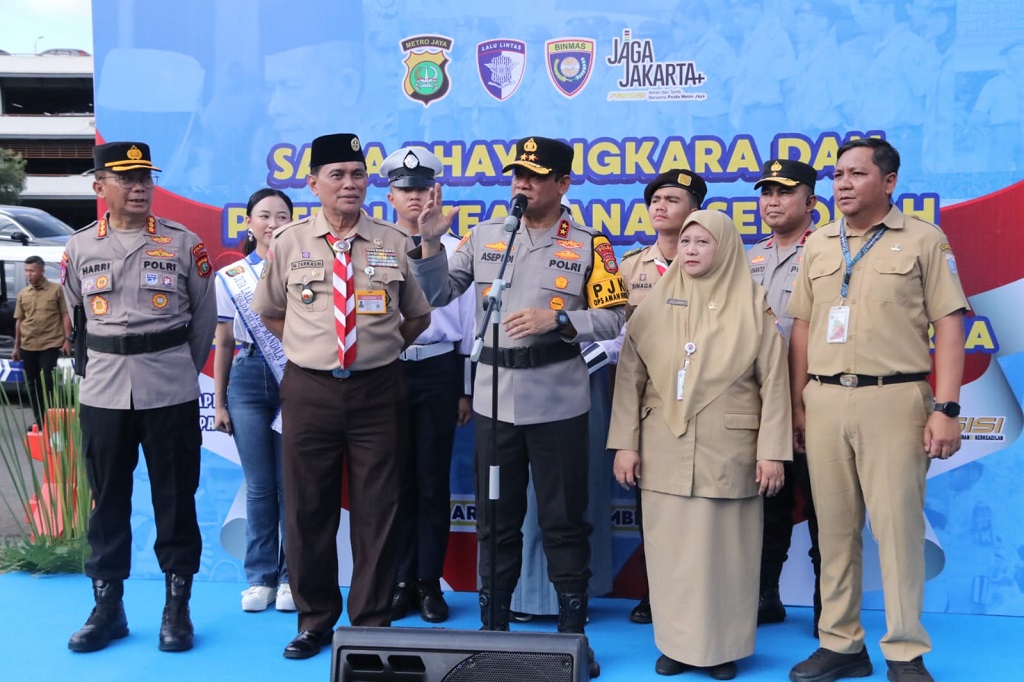 Kapolda Metro Jaya Pimpin Apel Saka Bhayangkara, Perkuat Peran Siswa Jaga Keamanan Sekolah