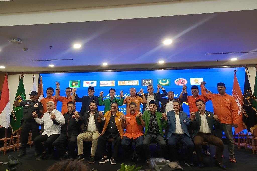 Partai Perindo dan 7 Parpol Non-Parlemen Deklarasikan Sekber GKSR, Perjuangkan 4 Isu Utama