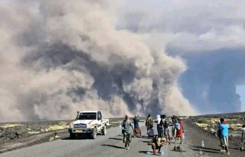 Arab Saudi Pantau Terus Letusan Dahsyat Gunung Hayli Gubbi, Perbarui Informasi