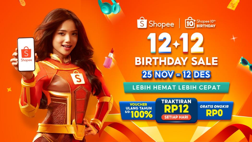 Satu Dekade, Shopee Hadirkan Kampanye Spesial 12.12 Birthday Sale bersama Fuji