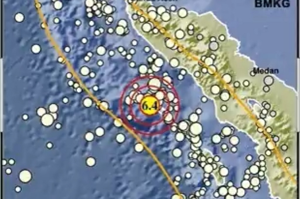 Breaking News: Gempa Magnitudo 6,4 Guncang Sinabang Aceh