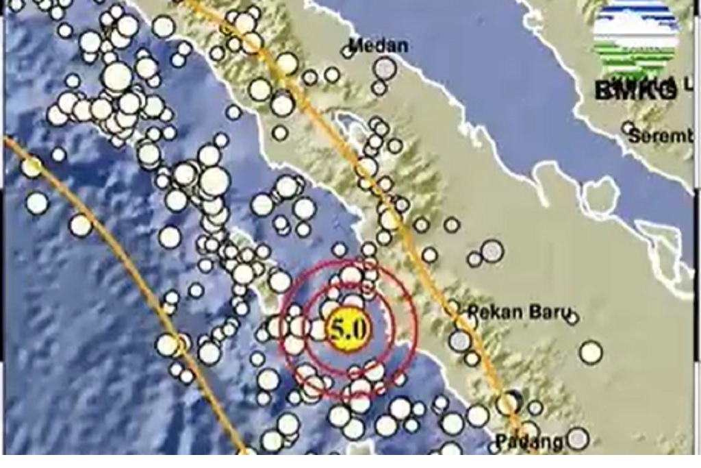 BMKG Gempa Hari Ini M 5,0 Guncang Nias Selatan, Tidak Berpotensi Tsunami
