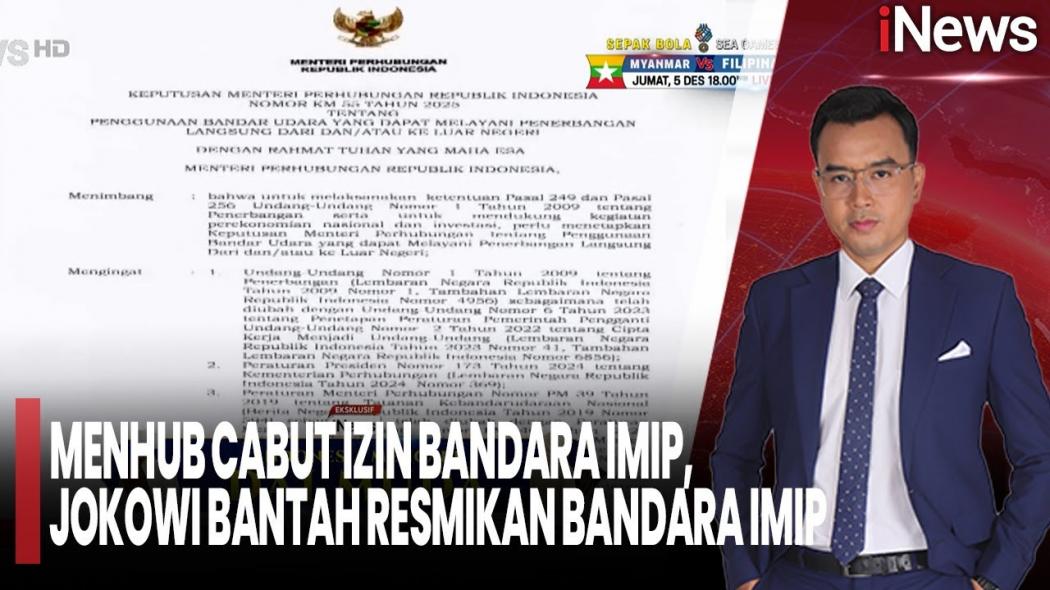 Izin Bandara IMIP di Morowali Dicabut, Jokowi Bantah Pernah Meresmikannya