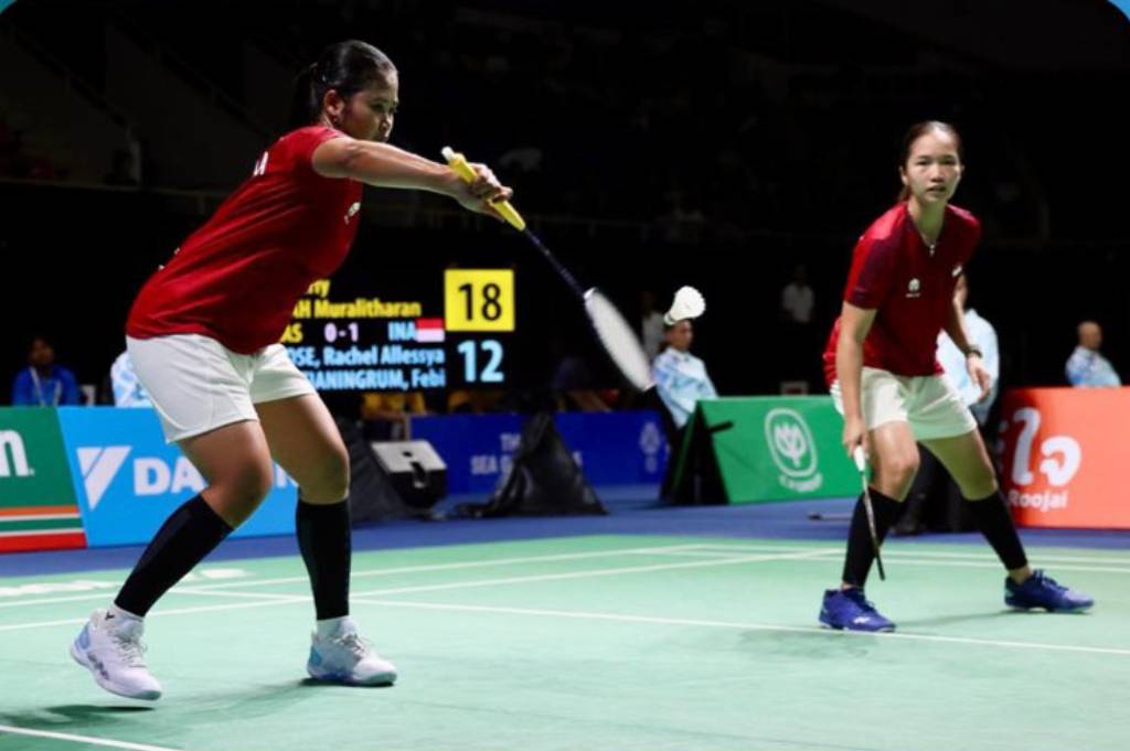 Rachel/Febi Tumbang, Indonesia vs Thailand 1-1 di Final SEA Games 2025 