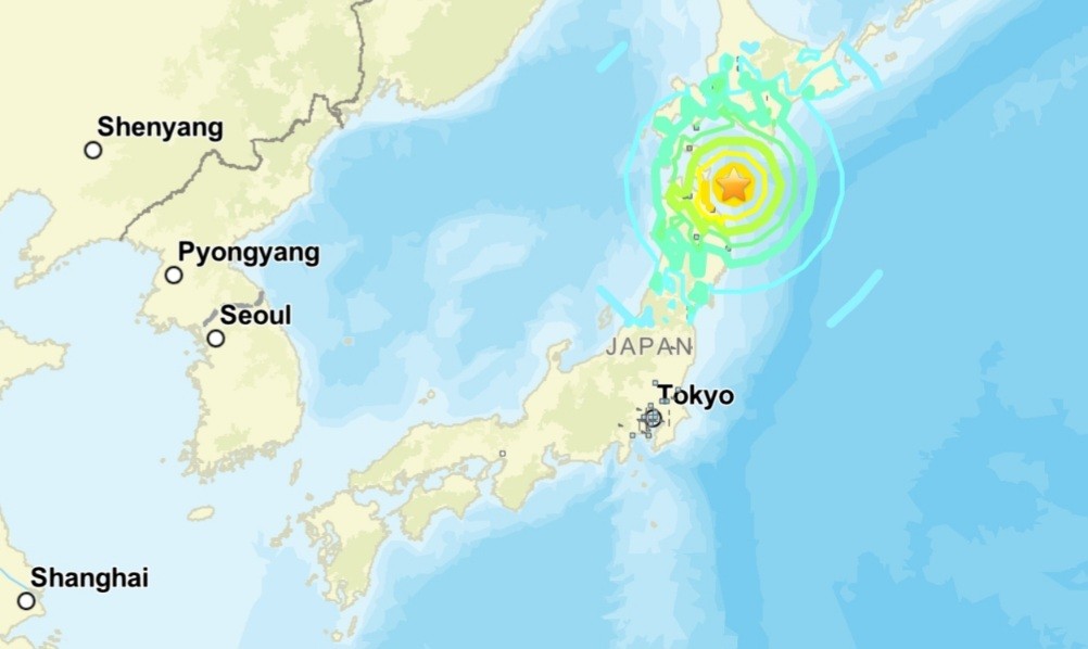 Gempa Dahsyat M7,6 di Jepang, Gelombang Tsunami 50 Cm Terjang Hokkaido