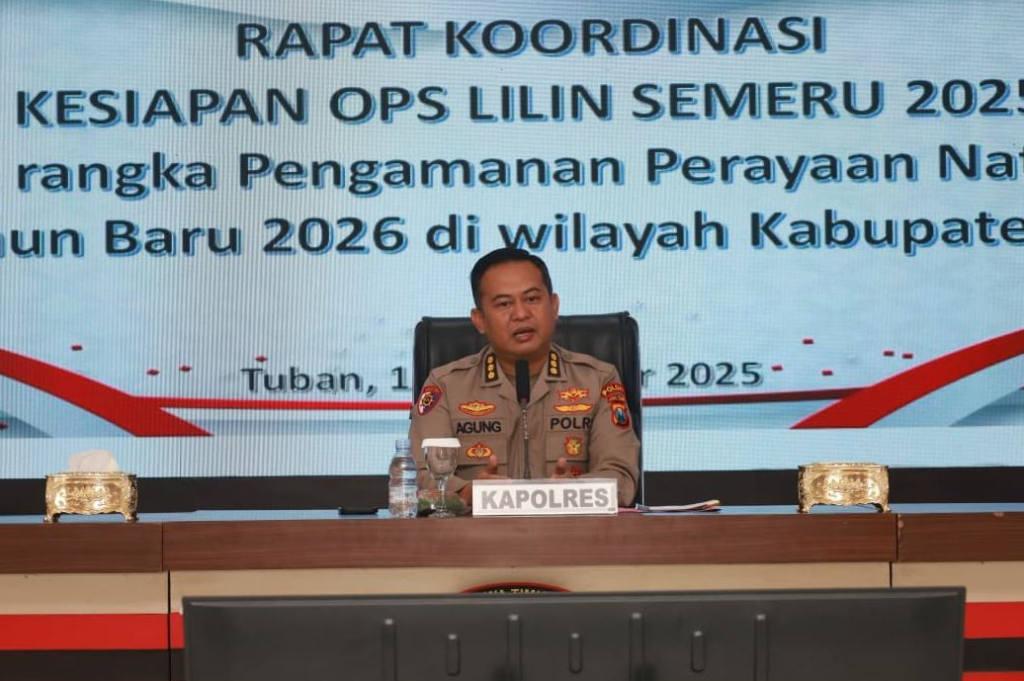 Baru Ditunjuk Jabat Plt Kapolres Tuban, Kombes Agung Setyo Gercep Siapkan Pengamanan Nataru