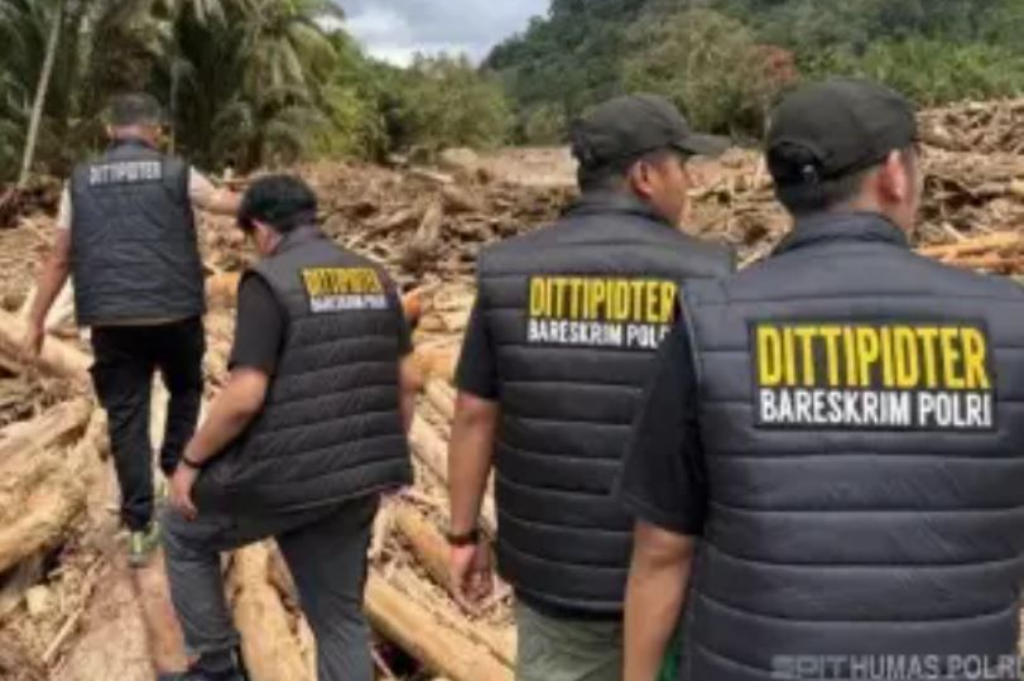 Kasus Kayu Gelondongan Terbawa Banjir di Sumut, Bareskrim Periksa 17 Orang