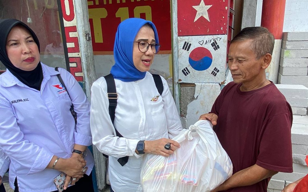 DPW Partai Perindo DKI Jakarta Salurkan Bantuan untuk Korban Kebakaran Tambora: Agar Ringankan Beban Mereka