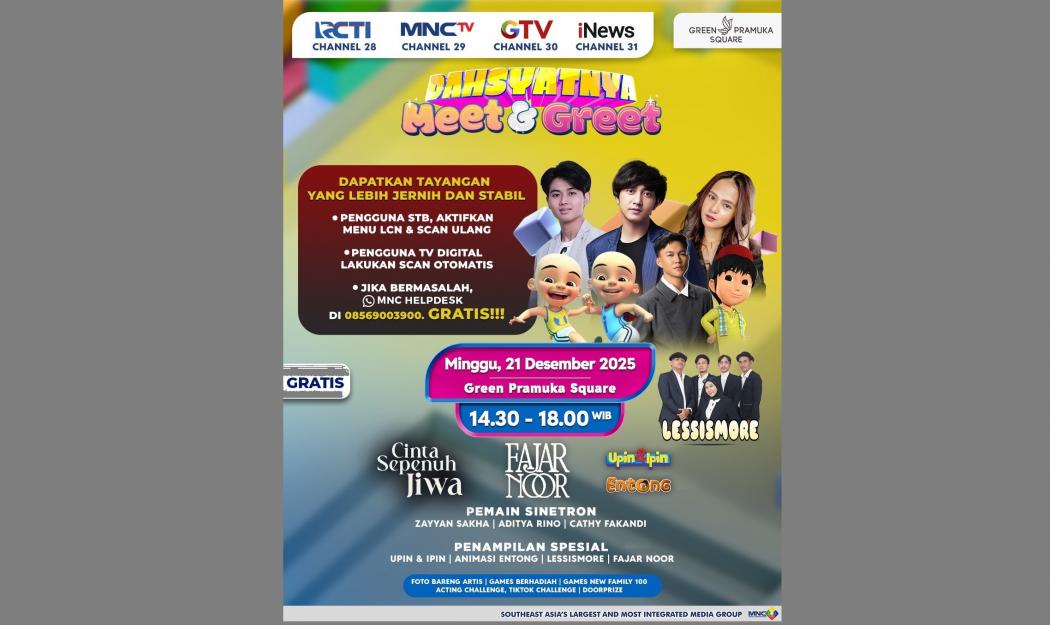 Cast Cinta Sepenuh Jiwa Kembali Hadir di Dahsyatnya Meet & Greet