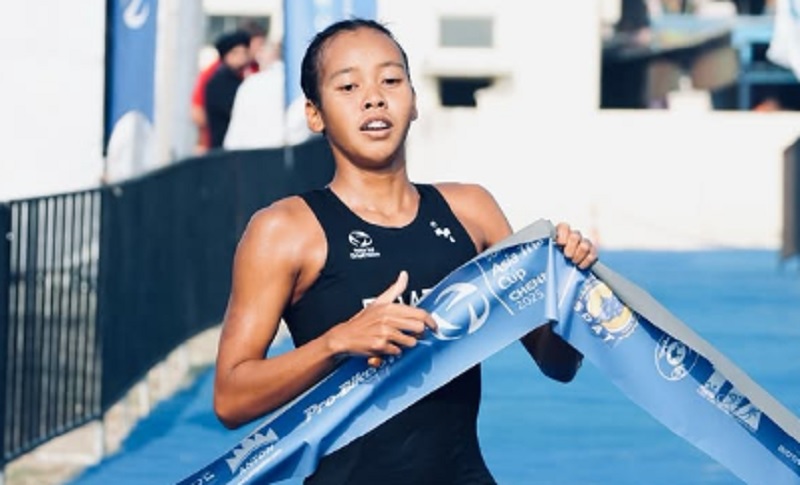 Atlet Triathlon Martina Ayu Sabet Emas ke-81 untuk Indonesia di SEA Games 2025