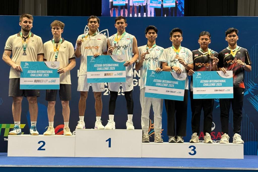 Komentar Rian/Rahmat usai Debut Juara Astana International Challenge 2025