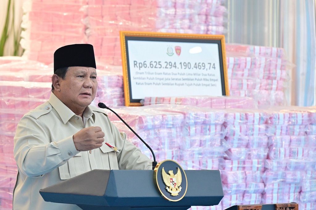 Prabowo: Rp6,6 Triliun Kasus Hutan Bisa Bangun 100.000 Hunian Korban Bencana Sumatra