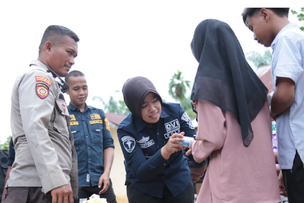 Polri Gelar Patroli Medis Layani Kesehatan Korban Banjir di Aceh Tamiang