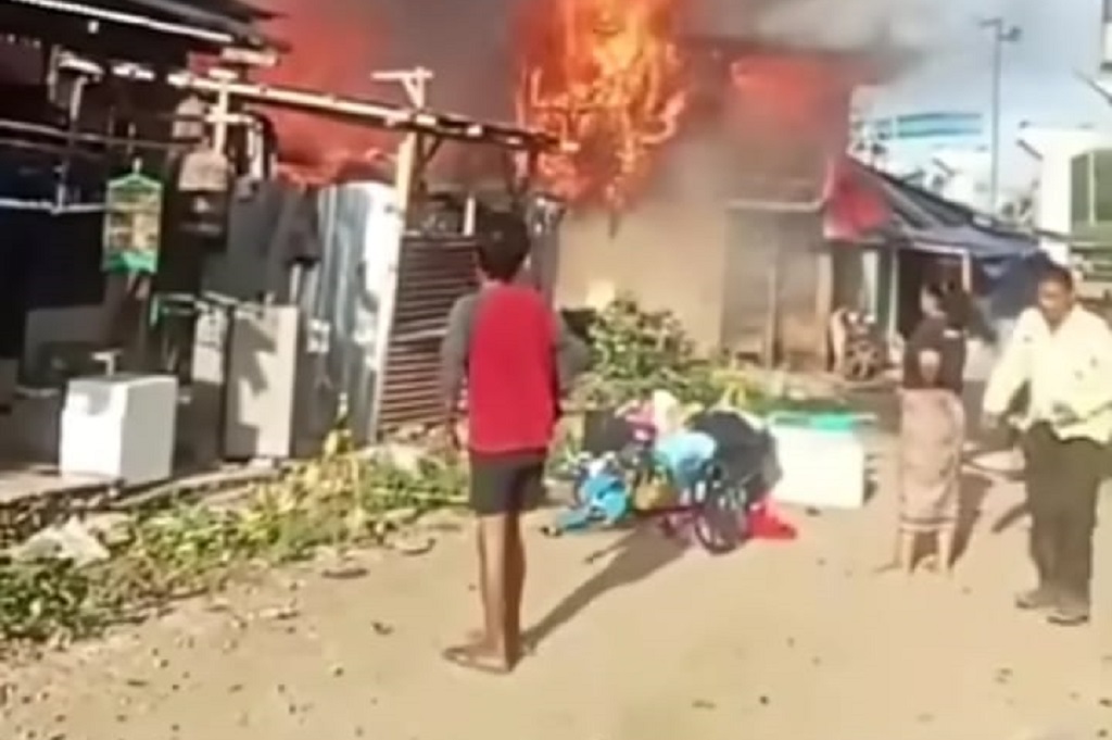 Kebakaran di Pademangan Jakut, 7 Petak Kontrakan Dilahap Si Jago Merah