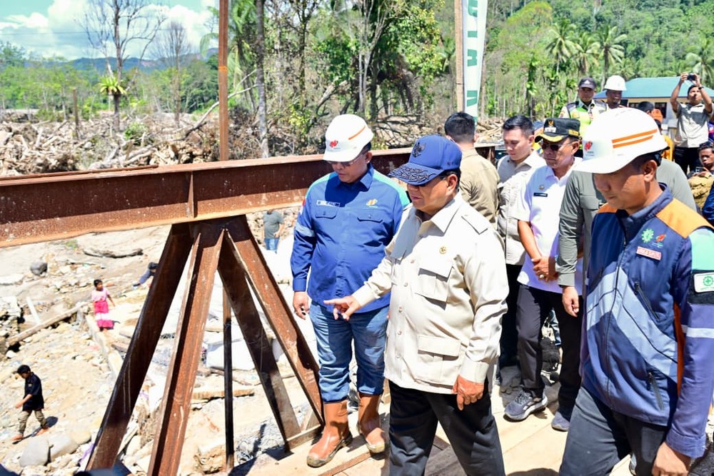 Istana Ungkap Alasan Prabowo Habiskan Akhir Tahun di Lokasi Bencana