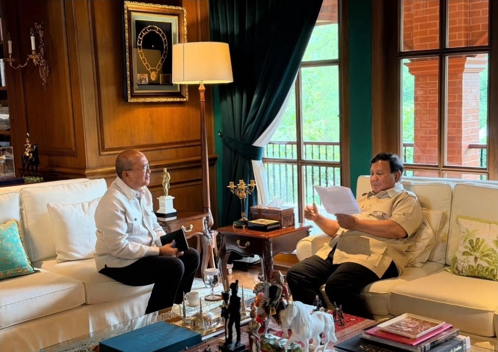 Prabowo Bertemu Rosan di Hambalang, Bahas Proyek Hilirisasi Rp100 Triliun