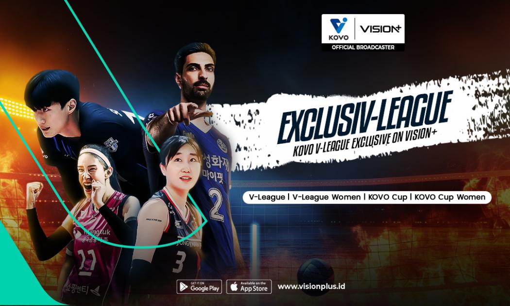 Korean V-League Resmi Hadir di VISION+, Penggemar Voli Indonesia Dapat Akses Liga Korea