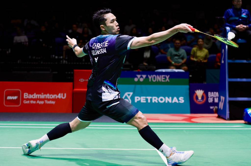 Hasil India Open 2026: Jonatan Christie Hancurkan Wakil Jepang, Lolos Perempat Final