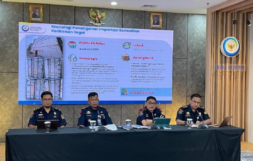 KKP Gagalkan Penyelundupan 100 Ton Ikan Salem, Rugikan Negara Rp4,48 Miliar