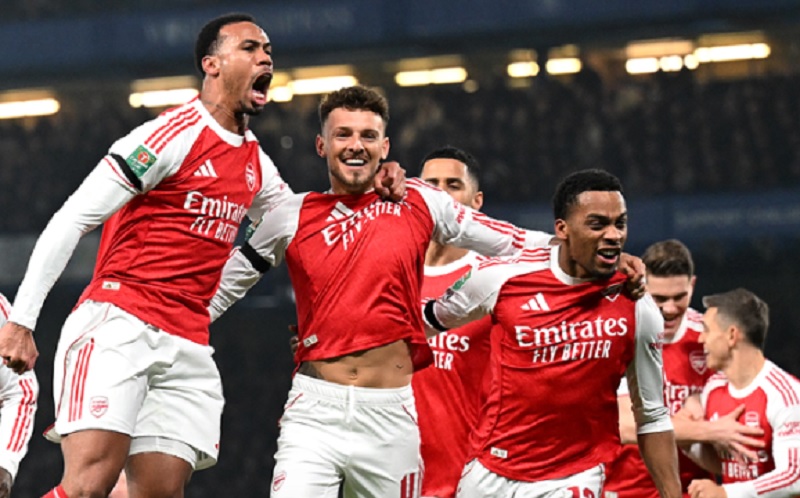 Arsenal Hajar Chelsea, Selangkah Lagi ke Final Piala Liga Inggris