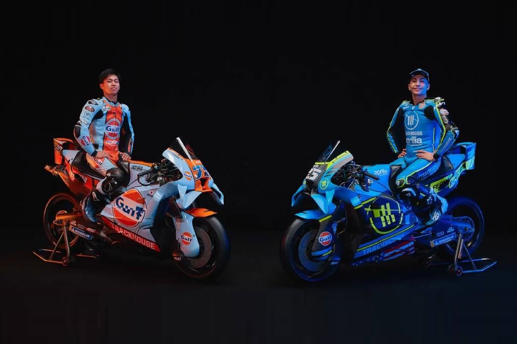 Trackhouse Aprilia Bikin Kejutan, Dua Livery Siap Guncang MotoGP 2026