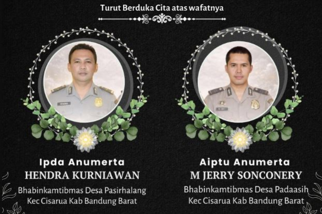 Identitas 2 Polisi Gugur saat Tolong Korban Longsor Cisarua, Aiptu Hendra dan Aipda M Jerry