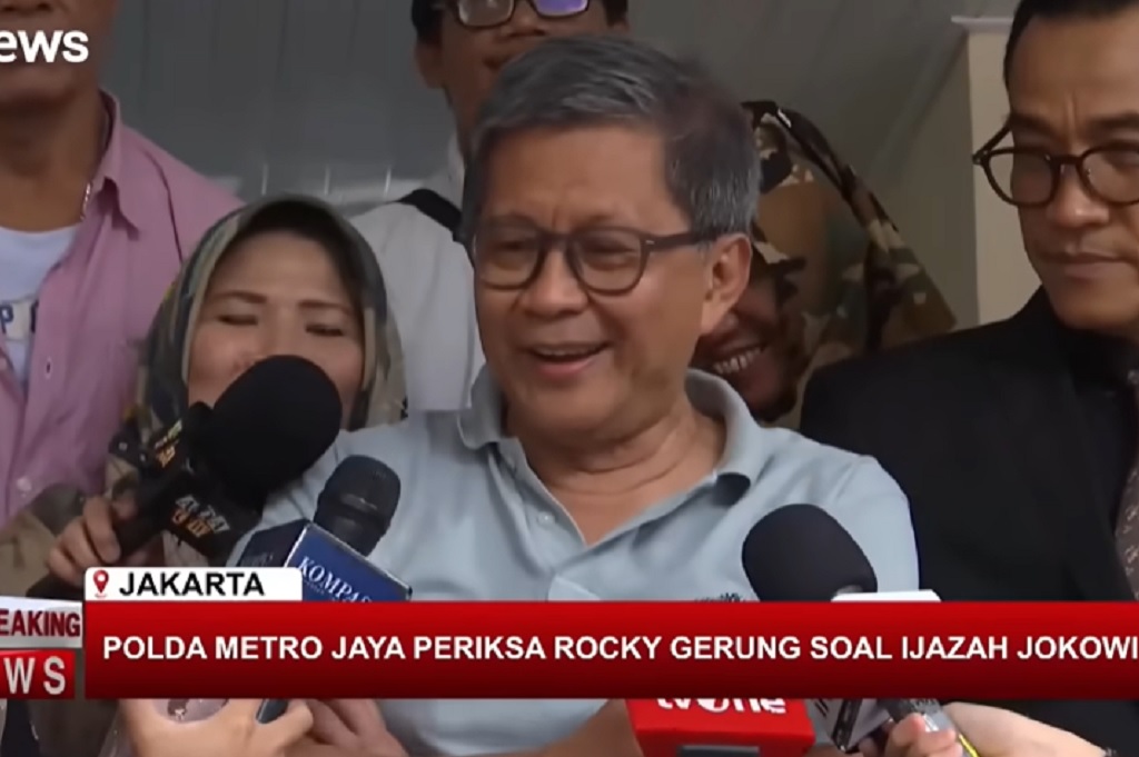 Roy Suryo cs Teliti Ijazah Jokowi, Rocky Gerung: Pidananya di Mana?