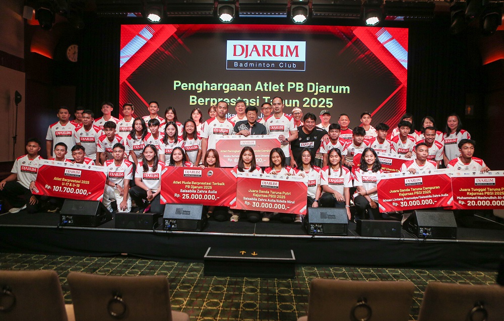 Fantastis! PB Djarum Apresiasi Atlet Berprestasi 2025 Senilai Rp512 Juta