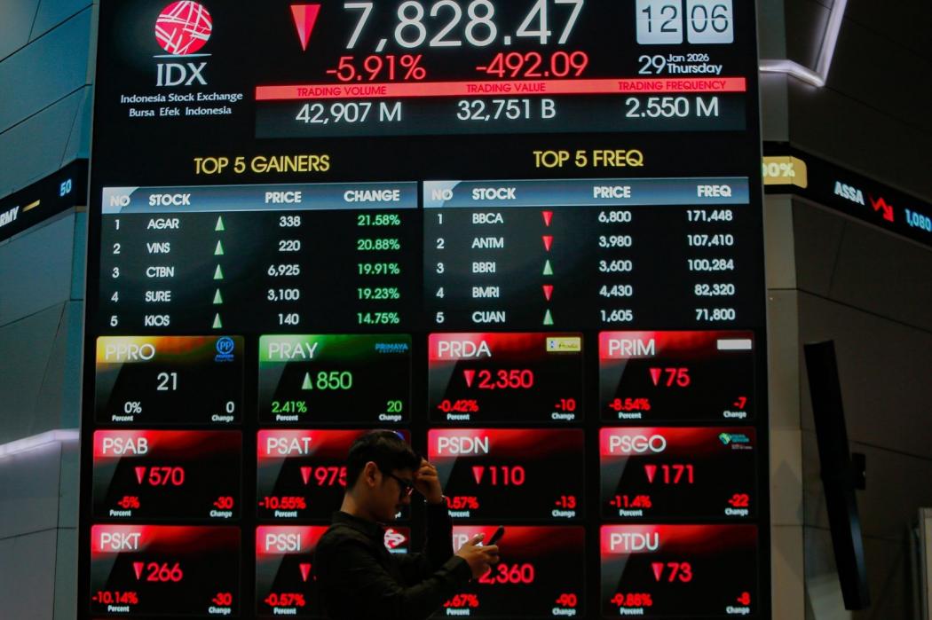 IHSG Dibuka Terjun ke Zona Merah usai AS-Israel Serang Iran