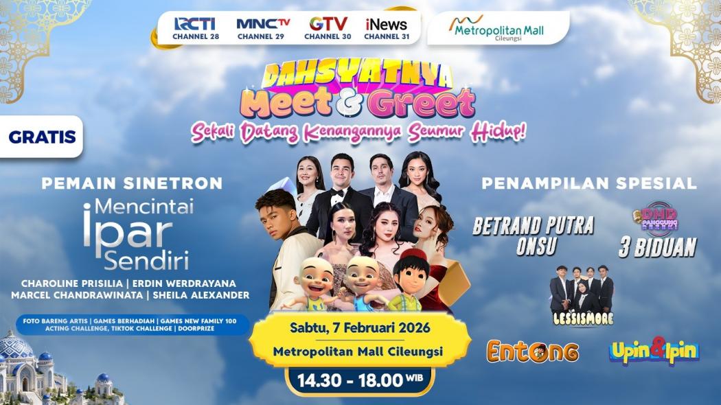 Bertabur Bintang! Pemain Sinetron Mencintai Ipar Sendiri Hadir di Dahsyat Meet & Greet Cileungsi